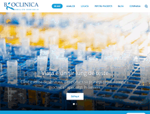 Tablet Screenshot of bioclinica.ro